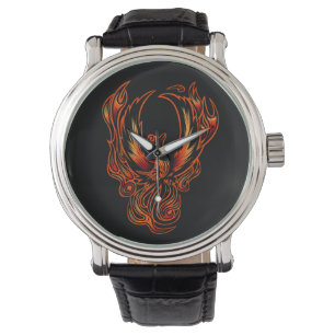 Reloj De Pulsera Pájaro De Fuego