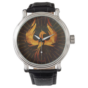 Reloj De Pulsera Pájaro de Phoenix del fuego