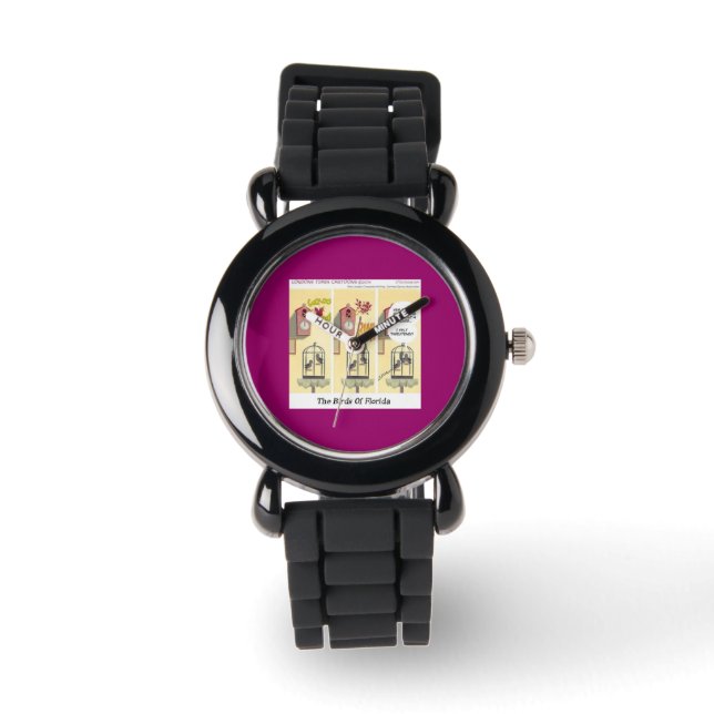 Reloj De Pulsera Pájaro Divertido Con Arma De Defensa Personal (Anverso)