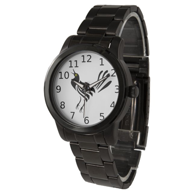 Reloj De Pulsera Pájaro negro gracke macho (Angular)