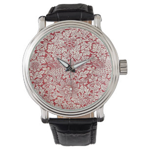Reloj De Pulsera Pájaro Y Anémona De William Morris