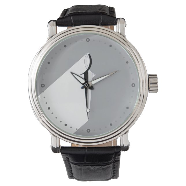 Reloj De Pulsera Palabra de Jesús Fish (Anverso)