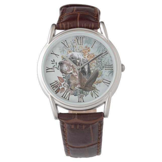 Reloj De Pulsera Palabras clave en inglés , Caza de Woodcock , Arte (Anverso)
