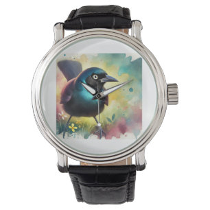 Reloj De Pulsera Paleeyed Blackbird 220824AREF102 - Watercolor