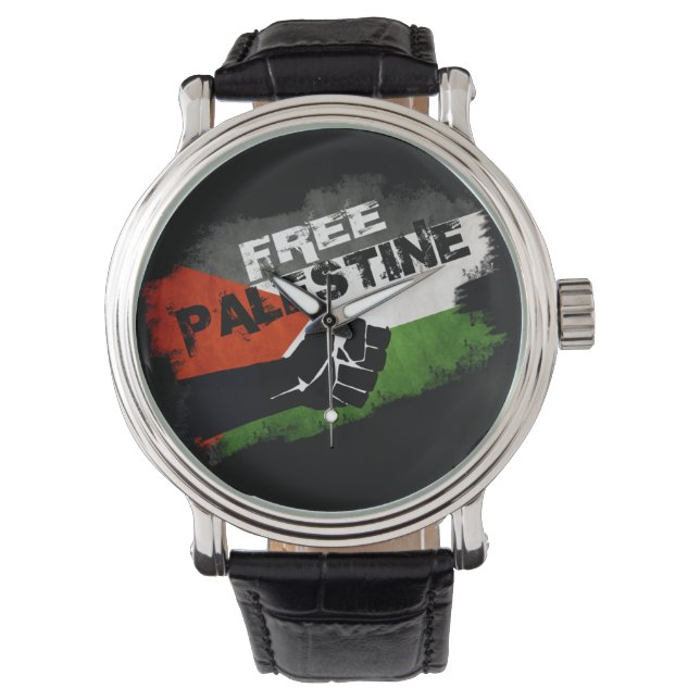 Reloj De Pulsera Palestina Libre (Anverso)