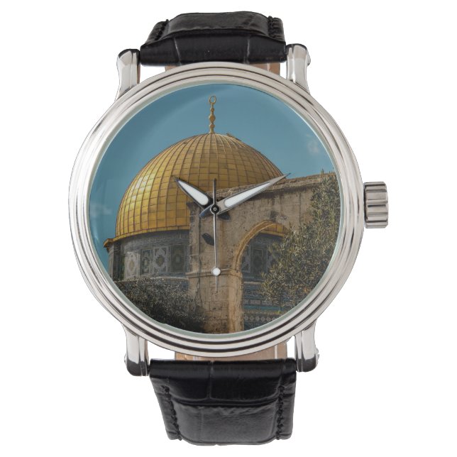 Reloj De Pulsera Palestina, Mezquita Al-Aqsa (Anverso)