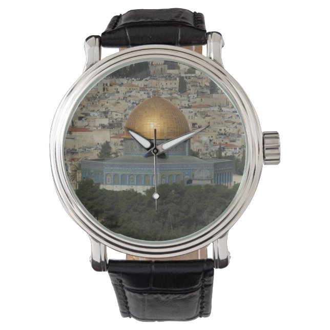 Reloj De Pulsera Palestina, Mezquita Al-Aqsa (Anverso)