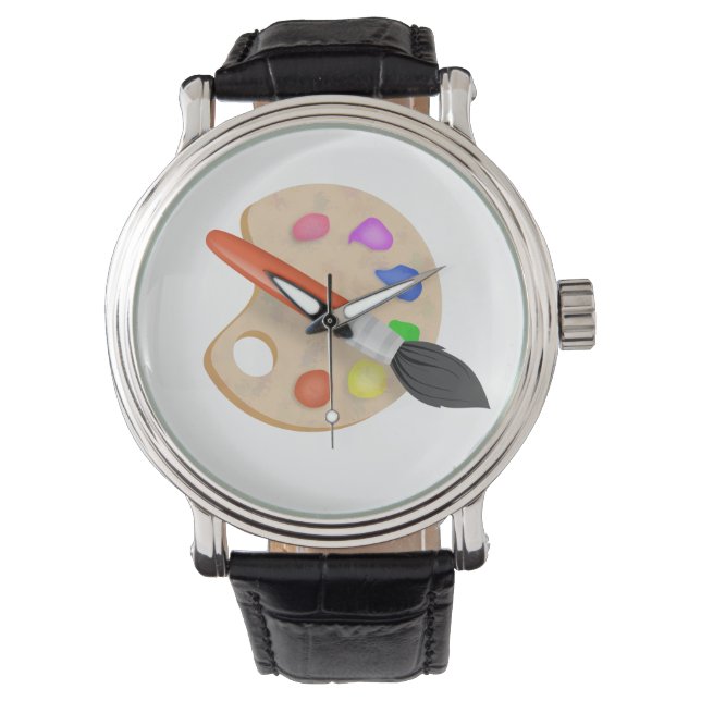 Reloj De Pulsera Paleta de artistas (Anverso)