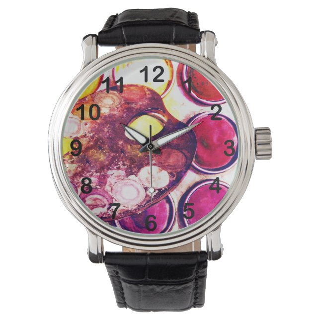 Reloj De Pulsera Paleta del artista (Anverso)