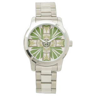 Reloj De Pulsera Palm Motif I no embellecido