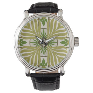 Reloj De Pulsera Palm Motif II No Embellecido
