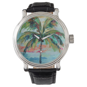 Reloj De Pulsera Palmera tropical del