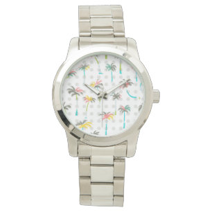 Reloj De Pulsera Palmeras de la acuarela