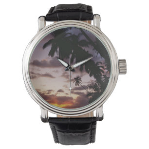 Reloj De Pulsera Palmeras en el mar