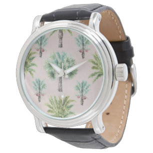 Reloj De Pulsera Palmeras verdes mezcladas