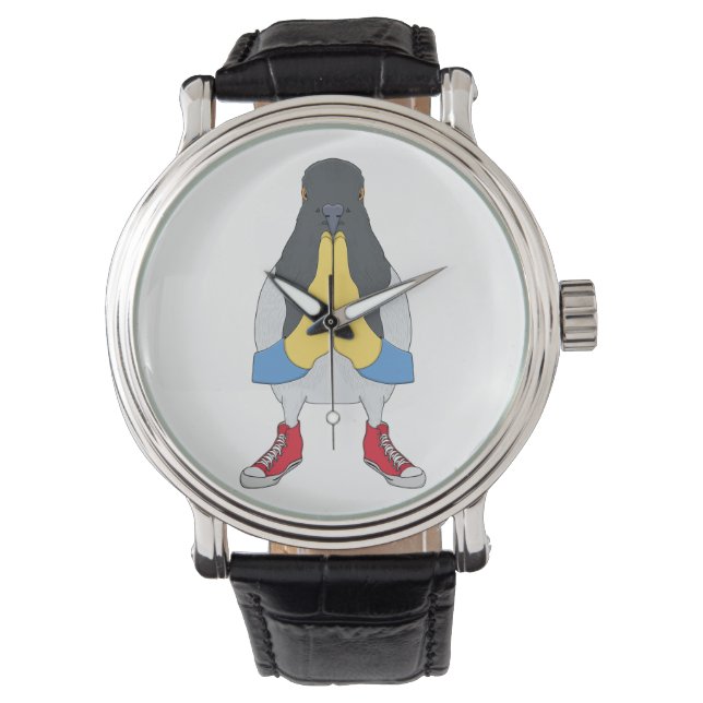 Reloj De Pulsera Paloma con Zapatos (Anverso)