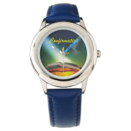 Reloj De Pulsera Paloma de confirmación, Biblia, cruz