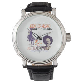 Reloj De Pulsera Pancho Villa 🔥 Héroe General Mexicano