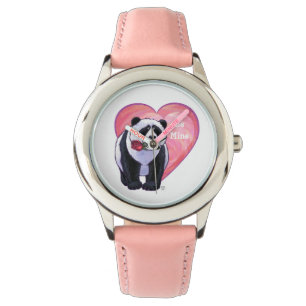 Reloj De Pulsera Panda Bear El día de San Valentín