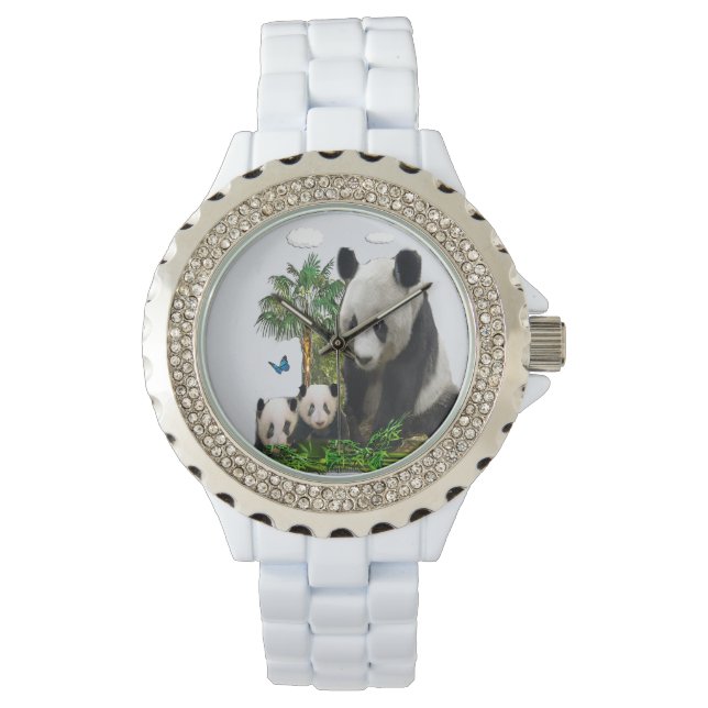 Reloj De Pulsera Panda Bears (Anverso)