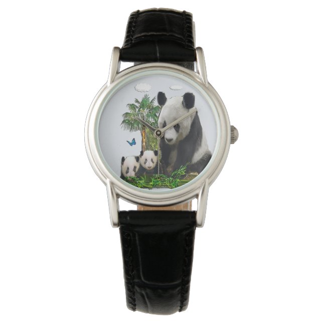 Reloj De Pulsera Panda Bears (Anverso)