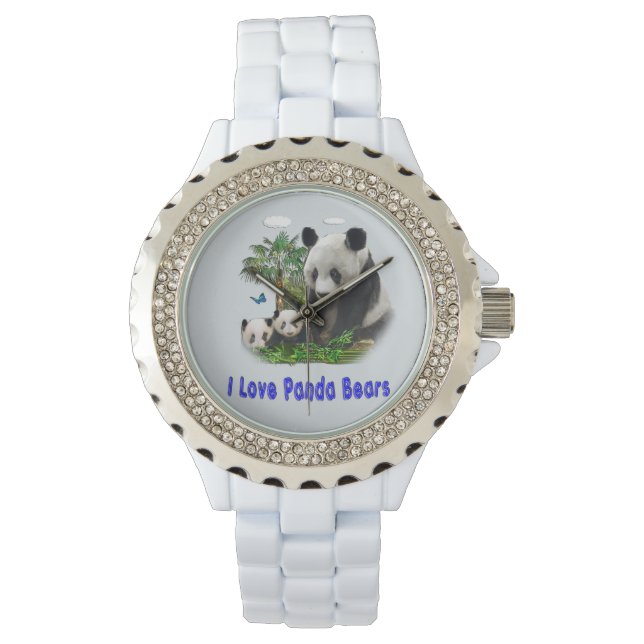 Reloj De Pulsera Panda Bears (Anverso)