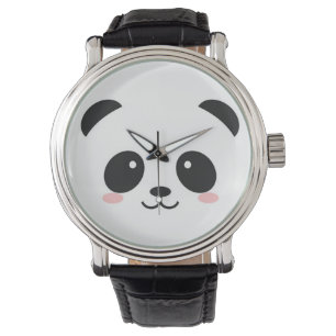 Reloj De Pulsera Panda feliz linda de la cara