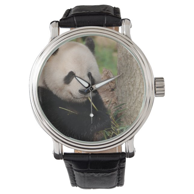 Reloj De Pulsera Panda sonriente lindo (Anverso)