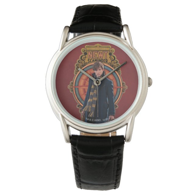 Reloj De Pulsera Panel de Art Nouveau permanente de NEWT SCAMANDER™ (Anverso)
