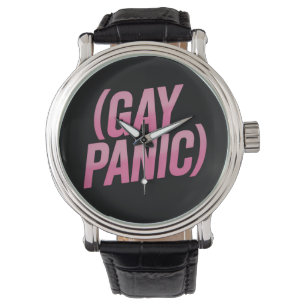 Reloj De Pulsera Pánico Gay Protesta Orgullo LGBTQ