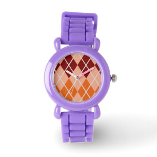 Reloj De Pulsera Paño realista de Argyle