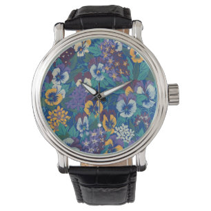 Reloj De Pulsera Pansies