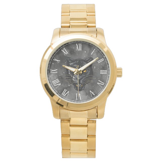 Reloj De Pulsera Pantera Negra (Anverso)