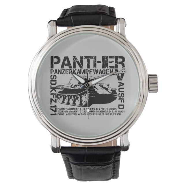 Reloj De Pulsera Panther Tank (Anverso)