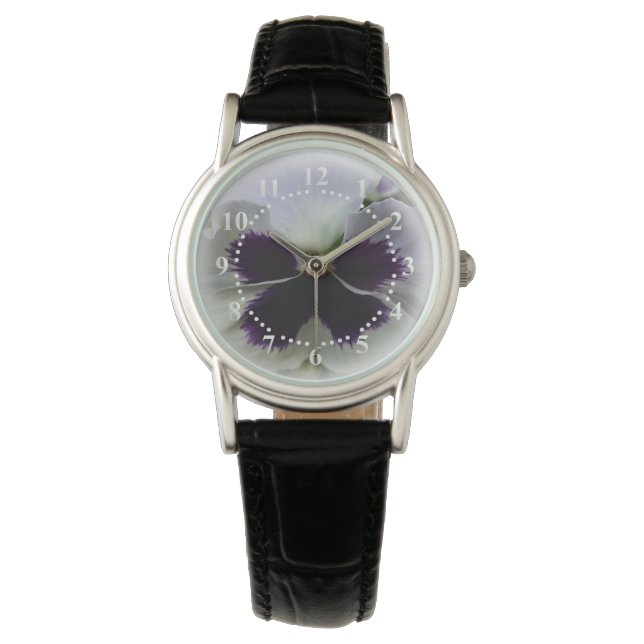 Reloj De Pulsera Pañuelo morado y blanco (Anverso)