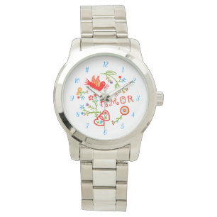 Reloj De Pulsera pañuelos de amor de San Valentín