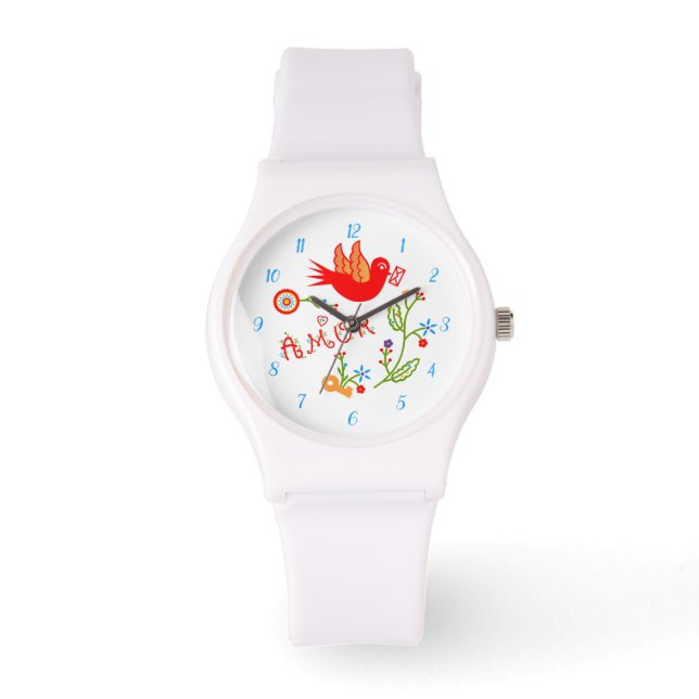 Reloj De Pulsera pañuelos de amor de San Valentín (Anverso)