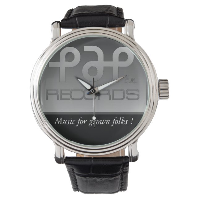 Reloj De Pulsera PAP Records Watch (Anverso)