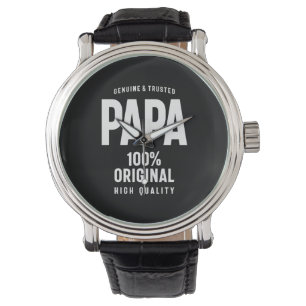 Reloj De Pulsera Papa auténtico y fiable   Regalo de padre