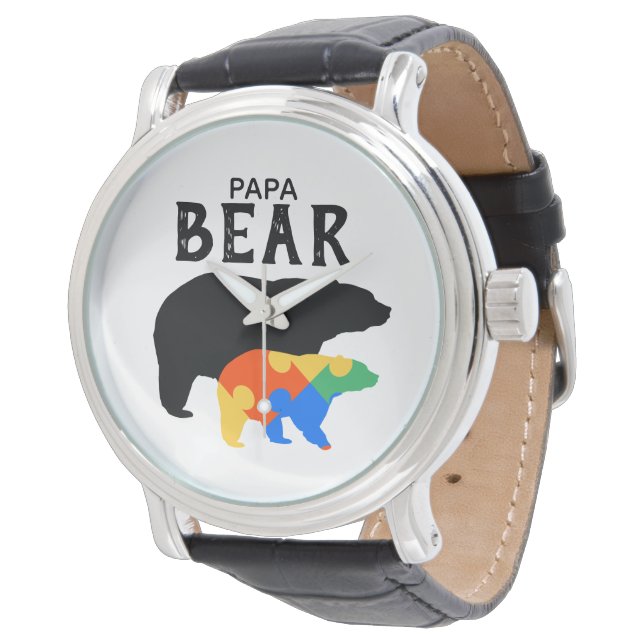 Reloj De Pulsera Papa Baby bebe con conciencia del autismo (Angular)