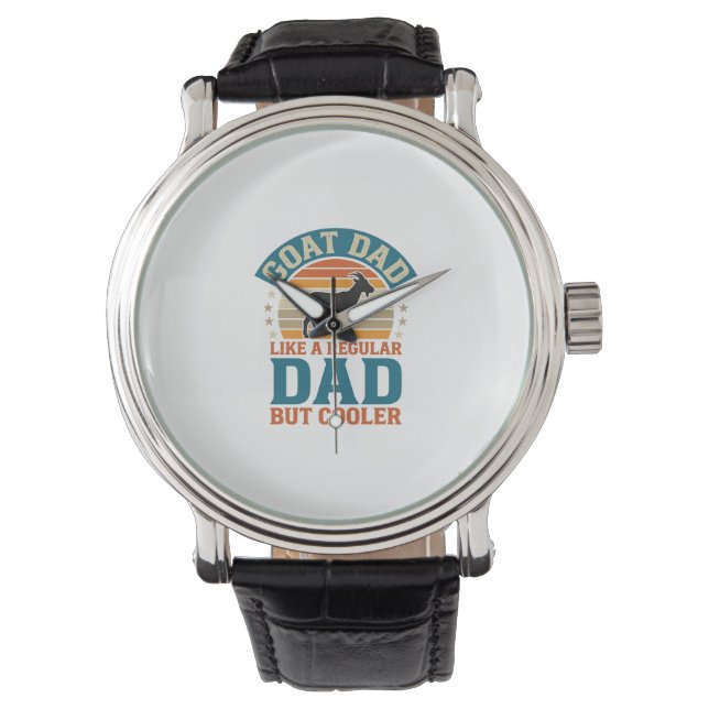 Reloj De Pulsera Papá Cabra Como un Papá Normal Pero Más Guay Camis (Anverso)