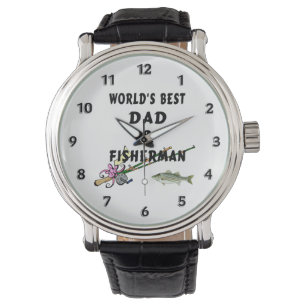 Reloj De Pulsera Papá del padre de la pesca el mejor
