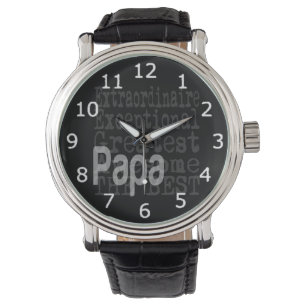 Reloj De Pulsera Papa Extraordinaire