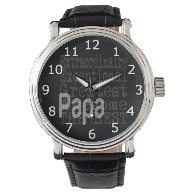 Reloj De Pulsera Papa Extraordinaire (Anverso)