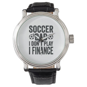 Reloj De Pulsera Papá Fútbol No Juego Financio Camiseta Vintage_