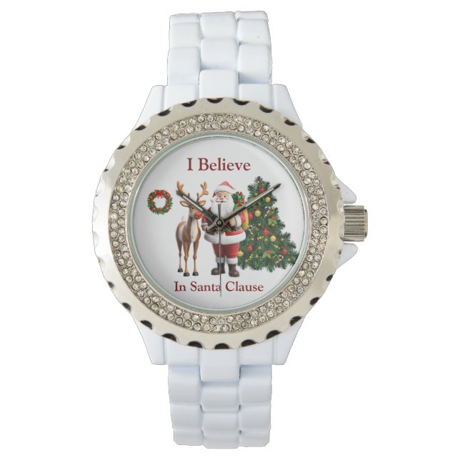 Reloj De Pulsera Papá Noel (Anverso)