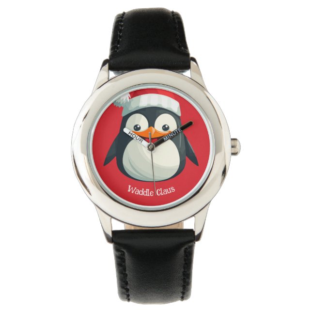 Reloj De Pulsera Papá Pinguino (Anverso)