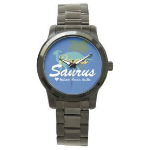 Reloj De Pulsera Papasaurus Nombre de moda simple Personalizado per