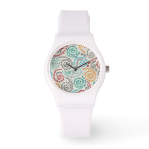 Reloj De Pulsera Papel de barrido y espeluznante
