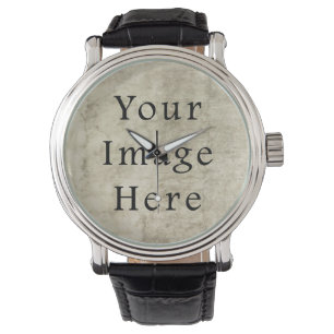 Reloj De Pulsera Papel de pergamino beige de escayola marrón vintag